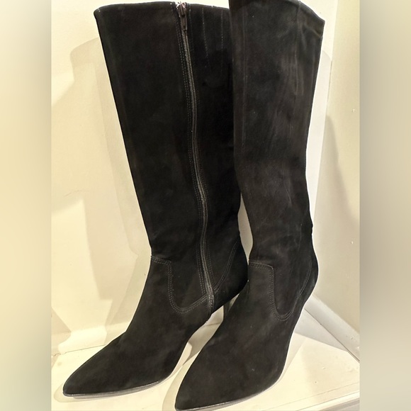 Antonio de Faria Made in Portugal KNEE HIGH SEUDE BOOTS - Picture 2 of 3